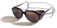 Bolle Rx'able Sunglasses model Crevasse--Altitude 910 - Black with TLB Gold lens